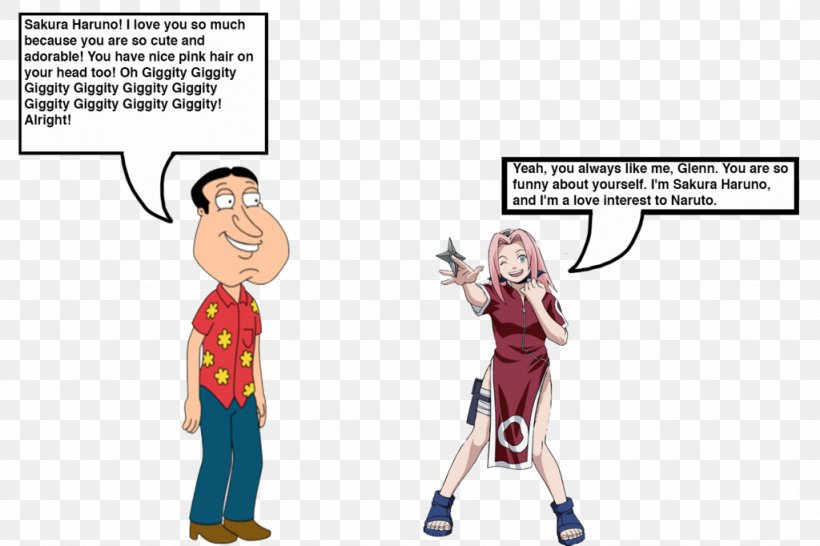 Glenn Quagmire Cleveland Brown Sakura Haruno Homo Sapiens Character, PNG, 1024x682px, Watercolor, Cartoon, Flower, Frame, Heart Download Free