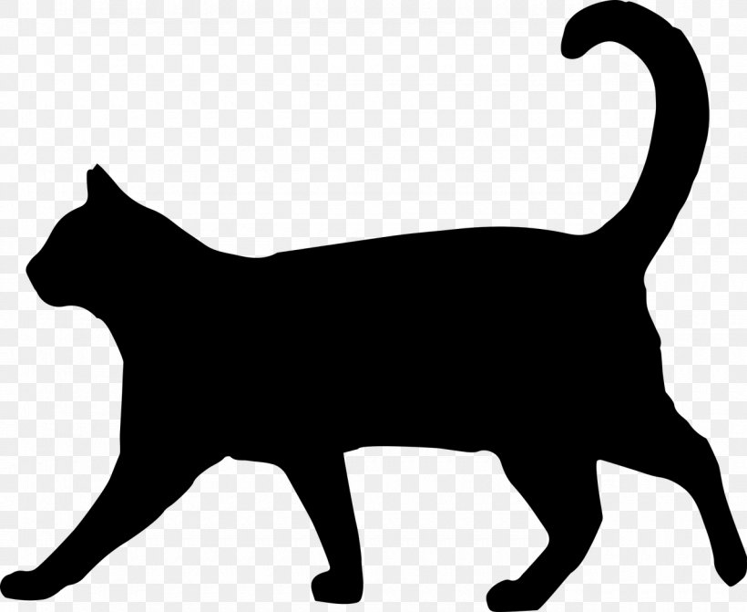 Silhouette Royalty-free Cat Clip Art, PNG, 1280x1048px, Silhouette, Art, Black, Black And White, Black Cat Download Free