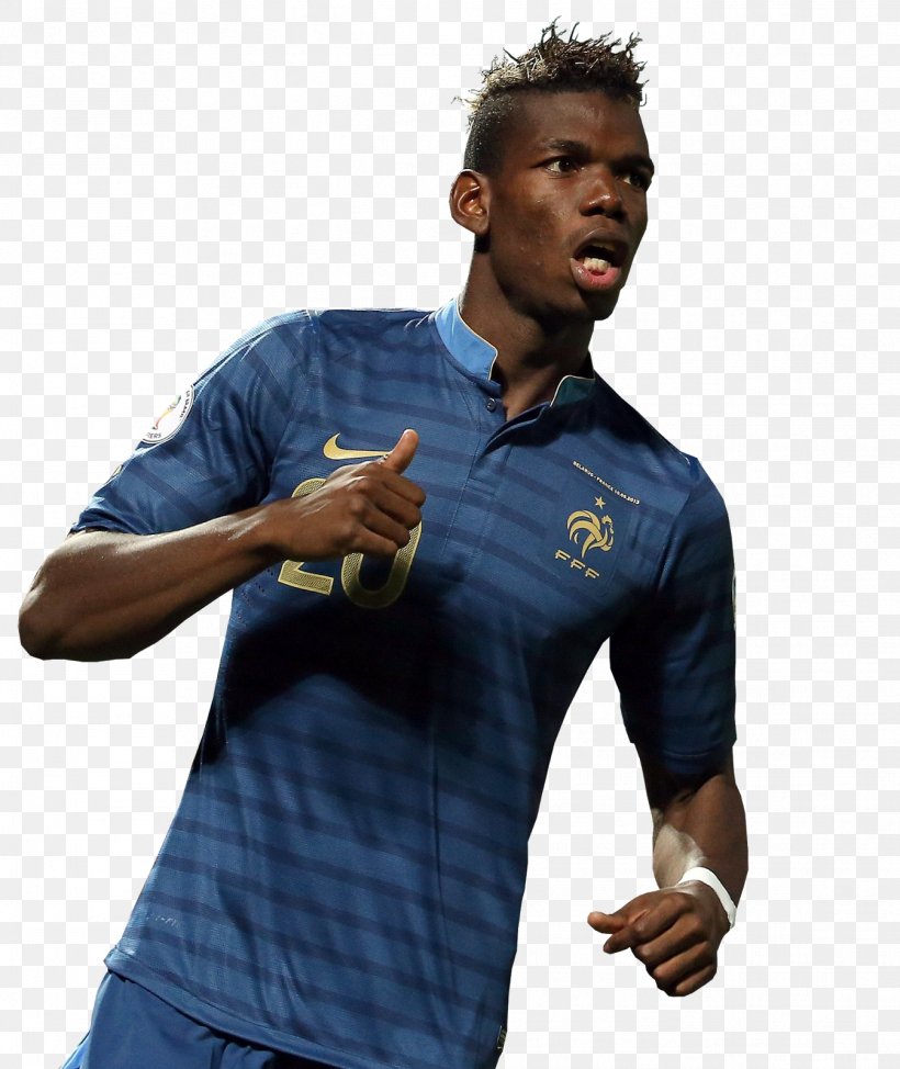 T-shirt Paul Pogba 2013 FIFA U-20 World Cup France National Football Team Dress Shirt, PNG, 1346x1600px, Tshirt, Arm, Blue, Dress Shirt, Electric Blue Download Free