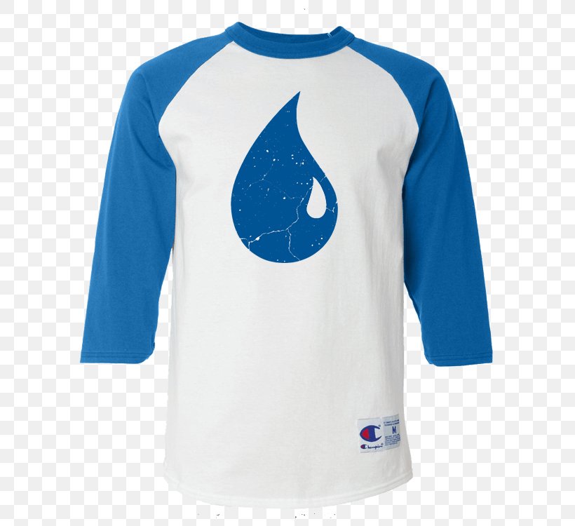 T-shirt Raglan Sleeve Clothing Baseball Uniform, PNG, 750x750px, Tshirt, Active Shirt, Baseball, Baseball Uniform, Blue Download Free