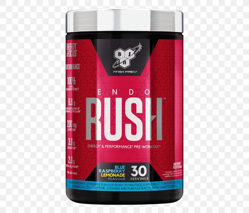 Dietary Supplement BSN Endorush Pre-Workout Bodybuilding Supplement Exercise, PNG, 700x700px, Dietary Supplement, Bodybuilding, Bodybuilding Supplement, Brand, Endurance Download Free