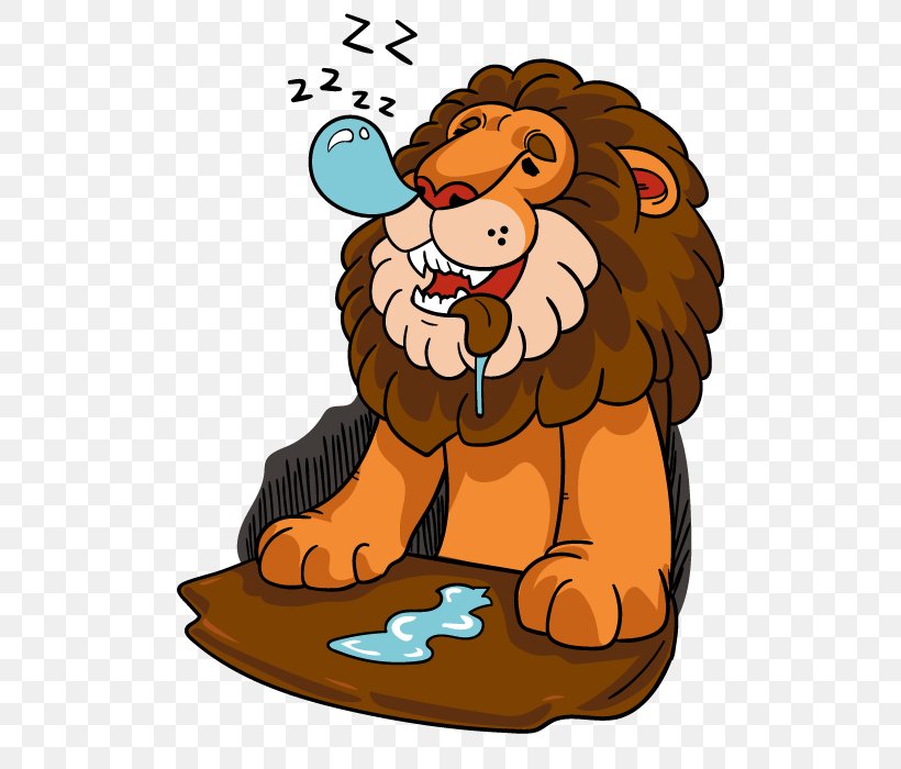 Lion Vector Graphics Sleep Clip Art Illustration, PNG, 700x700px, Lion, Animated  Cartoon, Bear, Big Cats, Brown