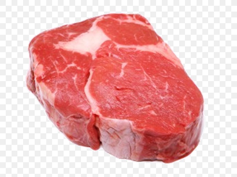 Rib Eye Steak Ham Game Meat Flat Iron Steak, PNG, 735x611px, Watercolor, Cartoon, Flower, Frame, Heart Download Free
