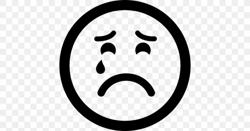 Emoticon Smiley Sadness Clip Art, PNG, 1200x630px, Emoticon, Animaatio, Black And White, Face, Facebook Download Free