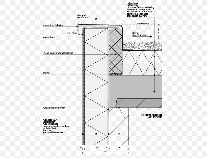 Flat Roof Facade DETAIL House, PNG, 570x626px, Roof, Aluminium, Area, Black And White, Detail Download Free