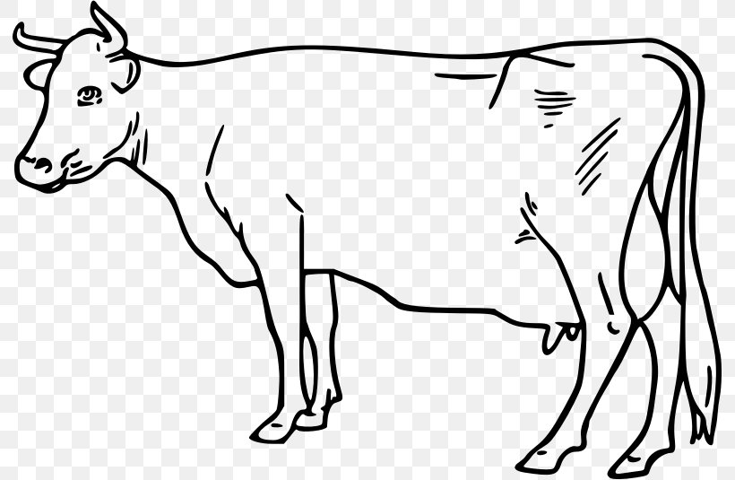Ayrshire Cattle Taurine Cattle Goat Drawing Clip Art, PNG, 791x535px, Ayrshire Cattle, Animal Figure, Artwork, Black And White, Bovinae Download Free