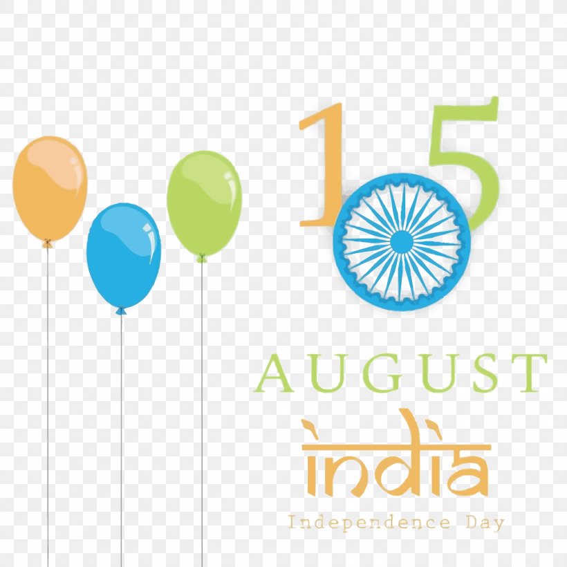 Indian Independence Day Indian Independence Movement August 15, PNG, 1500x1500px, India, Area, August 15, Balloon, Blue Download Free