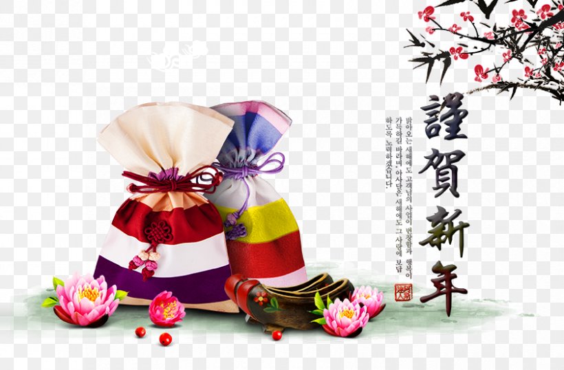 Purse, PNG, 840x552px, South Korea, Bag, Chinese New Year, Flower, Fukubukuro Download Free