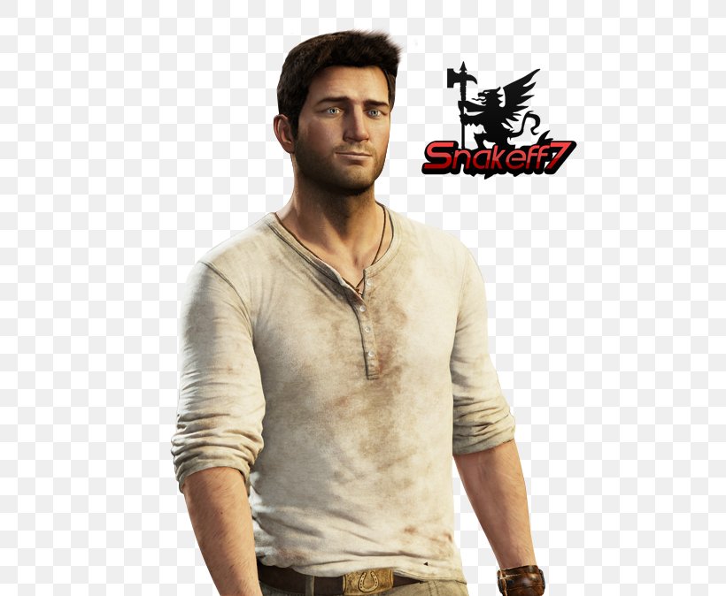 Uncharted: The Nathan Drake Collection Uncharted: Drake's Fortune Uncharted 4: A Thief's End Uncharted 2: Among Thieves, PNG, 518x674px, Nathan Drake, Arm, Facial Hair, Long Sleeved T Shirt, Neck Download Free