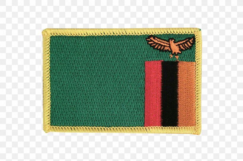 Flag Of Zambia Fahne Rectangle, PNG, 1500x1000px, Zambia, Banner, Drawn Thread Work, Embroidered Patch, Fahne Download Free