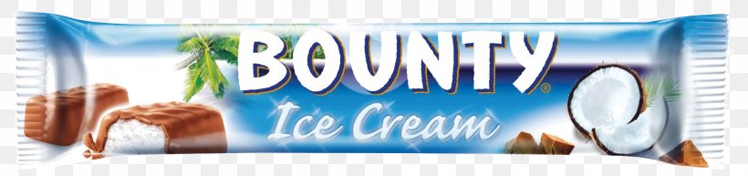 Bounty Chocolate Bar Ice Cream Twix Mars, PNG, 1992x471px, Bounty, Advertising, Banner, Brand, Chocolate Bar Download Free