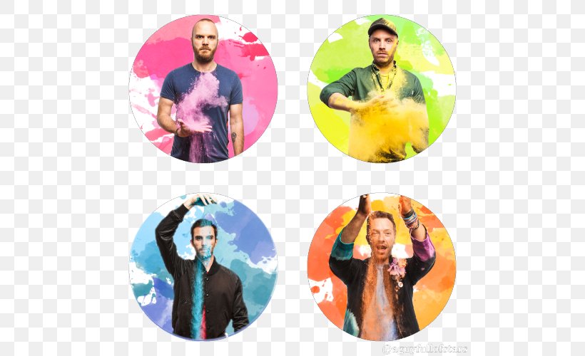 Coldplay Paradise Ink A Head Full Of Dreams Atlas, PNG, 500x500px, Coldplay, Album, Atlas, Collage, Fun Download Free
