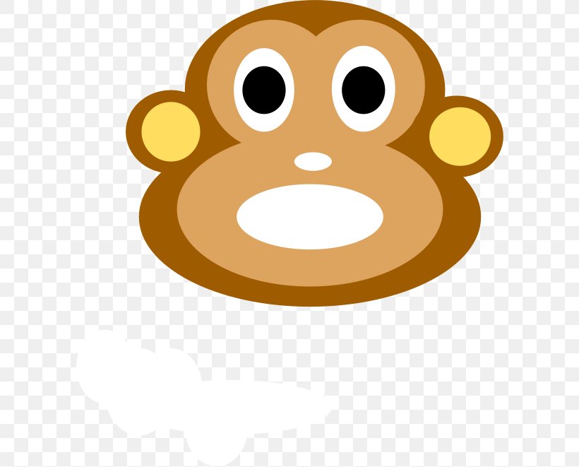 Monkey Snout Clip Art, PNG, 606x661px, Monkey, Cartoon, Head, Mammal, Primate Download Free