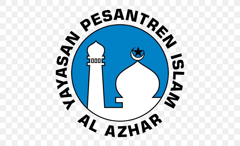 Al-Azhar University SMA Islam Al Azhar 1 Yayasan Pesantren Islam Al Azhar East Jakarta School, PNG, 500x500px, Alazhar University, Area, Blue, Brand, East Jakarta Download Free