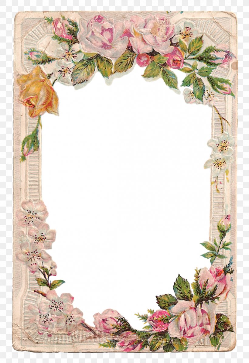 Borders And Frames Picture Frames Rose Flower Clip Art, PNG, 1097x1600px, Borders And Frames, Antique, Craft, Cut Flowers, Flora Download Free