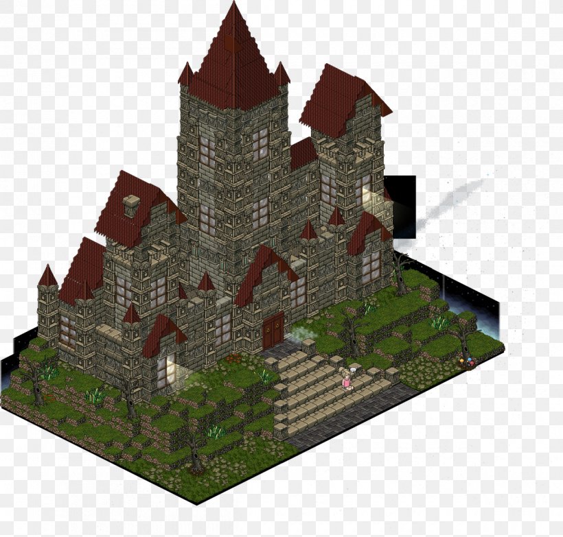 Habbo Haunted House Castle Building, PNG, 1200x1147px, Habbo, Building, Castle, Deviantart, Hashtag Download Free