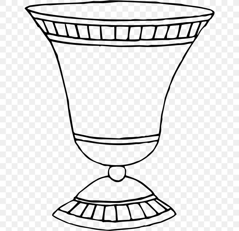 Line Art Drawing Vase Clip Art, PNG, 652x793px, Line Art, Area, Black And White, Champagne Stemware, Color Download Free