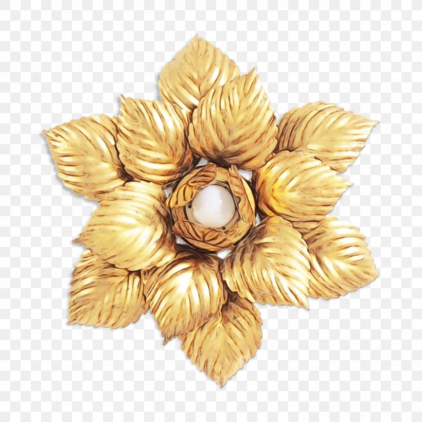 Leaf Yellow Brooch Petal Fashion Accessory, PNG, 1457x1457px, Watercolor, Brass, Brooch, Fashion Accessory, Flower Download Free