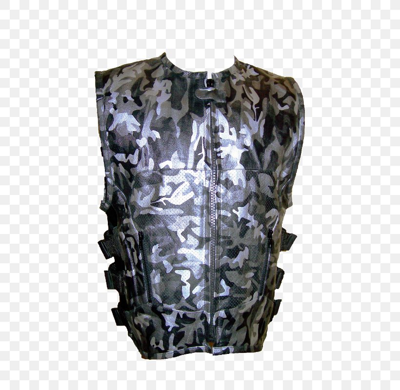 Military Camouflage Leather Jacket Gilets Motorcycle, PNG, 600x800px, Military Camouflage, Blouse, Camouflage, Clothing, Gilets Download Free