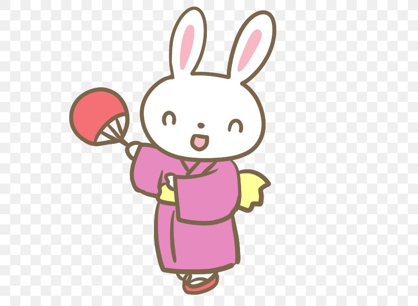 Domestic Rabbit Illustration Easter Bunny Bon Odori, PNG, 600x600px, Domestic Rabbit, Bon Odori, Cat, Dance, Easter Download Free