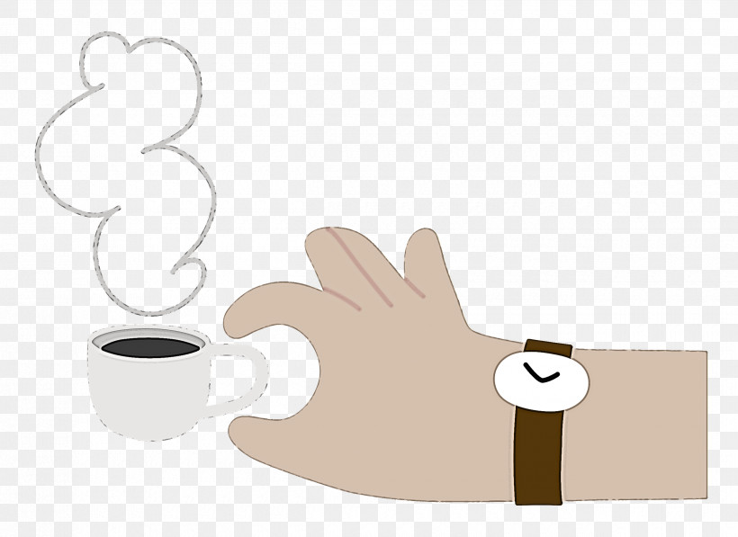 Hand Pinching Coffee, PNG, 2500x1822px, Coffee Cup, Cartoon, Coffee, Cup, Drinking Vessel Download Free