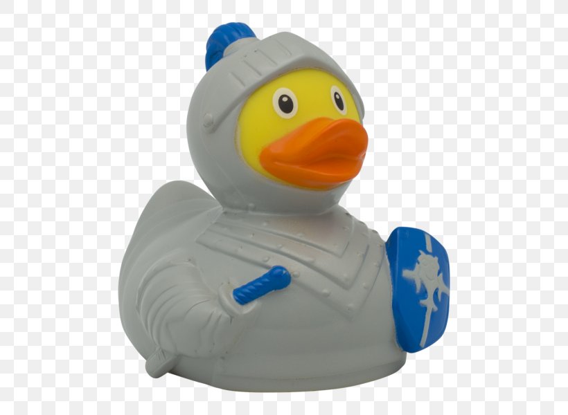 Rubber Duck Natural Rubber Knight Toy, PNG, 600x600px, Duck, Amsterdam Duck Store, Armour, Beak, Bird Download Free
