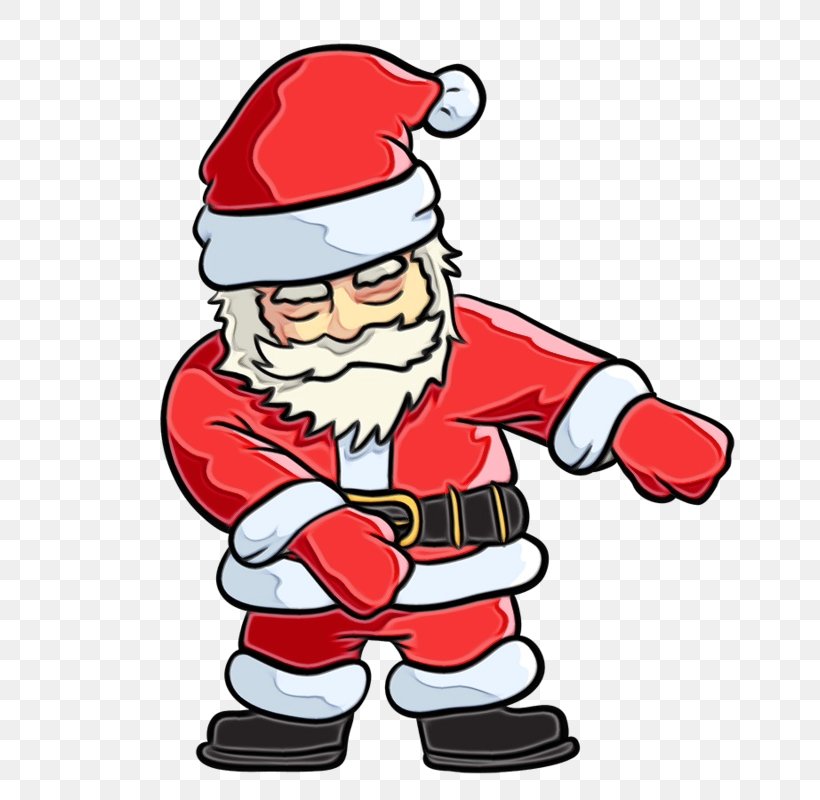 Santa Claus, PNG, 800x800px, Watercolor, Cartoon, Christmas, Fictional Character, Paint Download Free