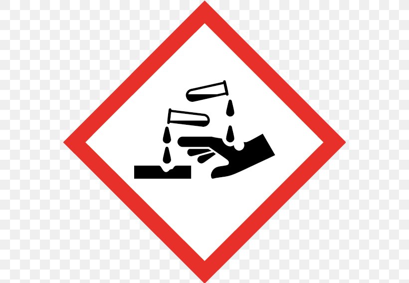 Warning Sign Hazard Symbol Corrosive Substance Substance Theory, PNG, 567x567px, Warning Sign, Acid, Area, Biological Hazard, Brand Download Free