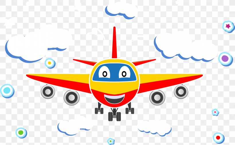 Airplane Aircraft Cartoon Euclidean Vector, PNG, 8753x5425px, Airplane, Aerospace Engineering, Air Travel, Aircraft, Area Download Free
