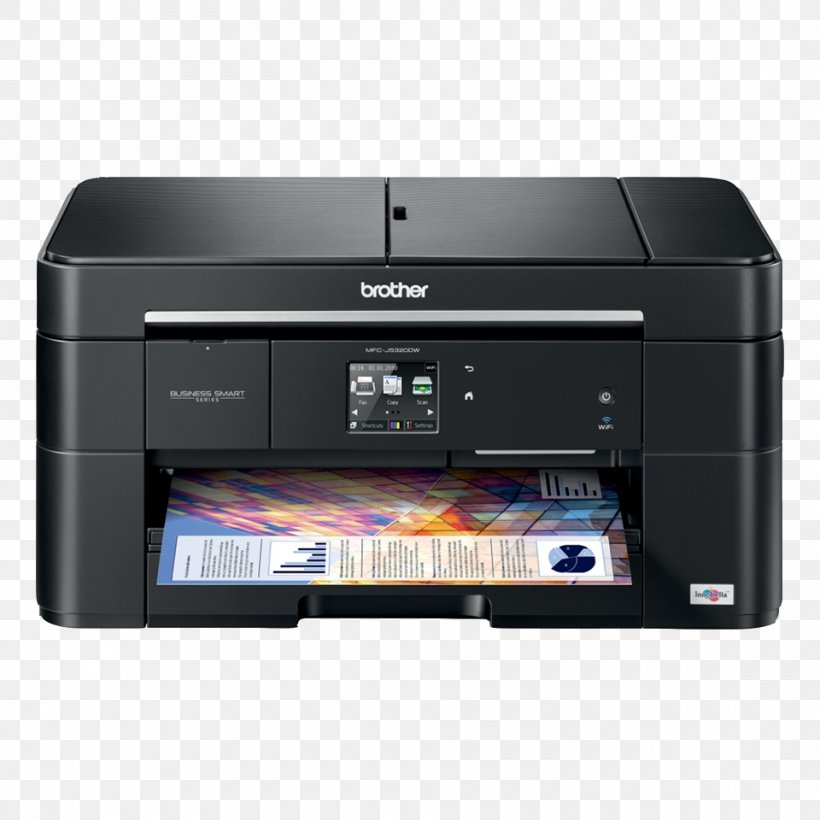 Brother Industries Inkjet Printing Multi-function Printer, PNG, 960x960px, Brother Industries, Automatic Document Feeder, Business, Dots Per Inch, Duplex Printing Download Free