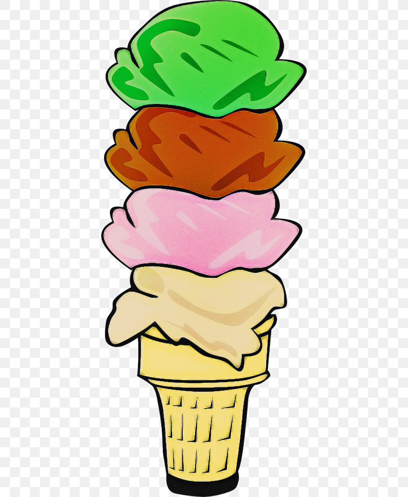 Ice Cream, PNG, 500x1000px, Ice Cream Cone, Butterscotch, Cream, Dessert, Frozen Dessert Download Free