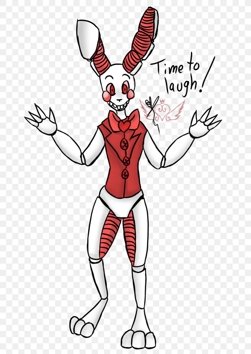 Rabbit Five Nights At Freddy's 4 Five Nights At Freddy's: Sister Location Hare, PNG, 691x1155px, Watercolor, Cartoon, Flower, Frame, Heart Download Free