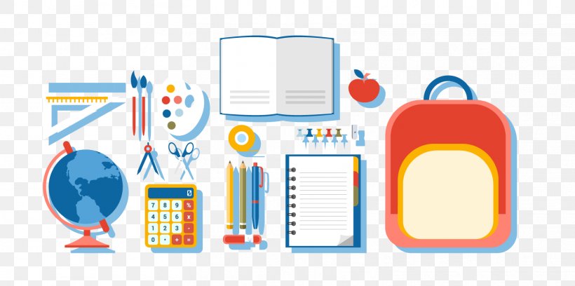 School Supplies Royalty-free Illustration, PNG, 1563x778px, School, Area, Brand, Communication, Diagram Download Free