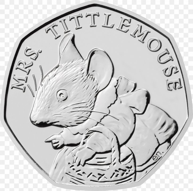 The Tale Of Peter Rabbit Royal Mint The Tale Of Mr. Jeremy Fisher The Tale Of The Flopsy Bunnies The Tailor Of Gloucester, PNG, 2300x2280px, Tale Of Peter Rabbit, Area, Beatrix Potter, Black And White, Carnivoran Download Free