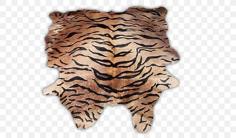 Tiger Fur Cowhide Tanning, PNG, 630x480px, Tiger, Animal, Big Cats, Carnivoran, Carpet Download Free