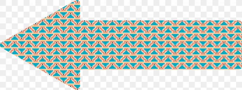 Cute Arrow, PNG, 3000x1127px, Cute Arrow, Aqua, Line, Orange, Teal Download Free