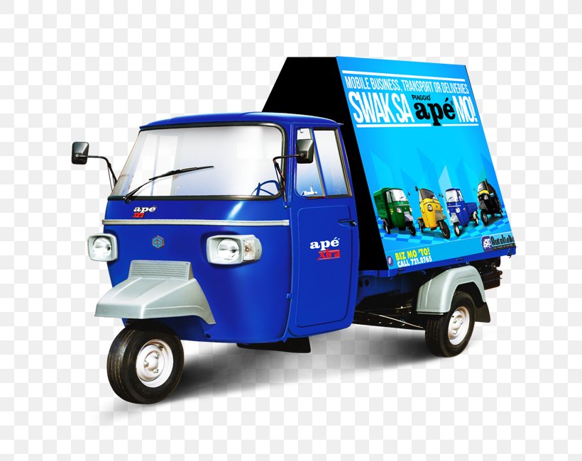 Motor Vehicle Piaggio Ape Car Van, PNG, 650x650px, Motor Vehicle, Brand, Car, Commercial Vehicle, Food Truck Download Free