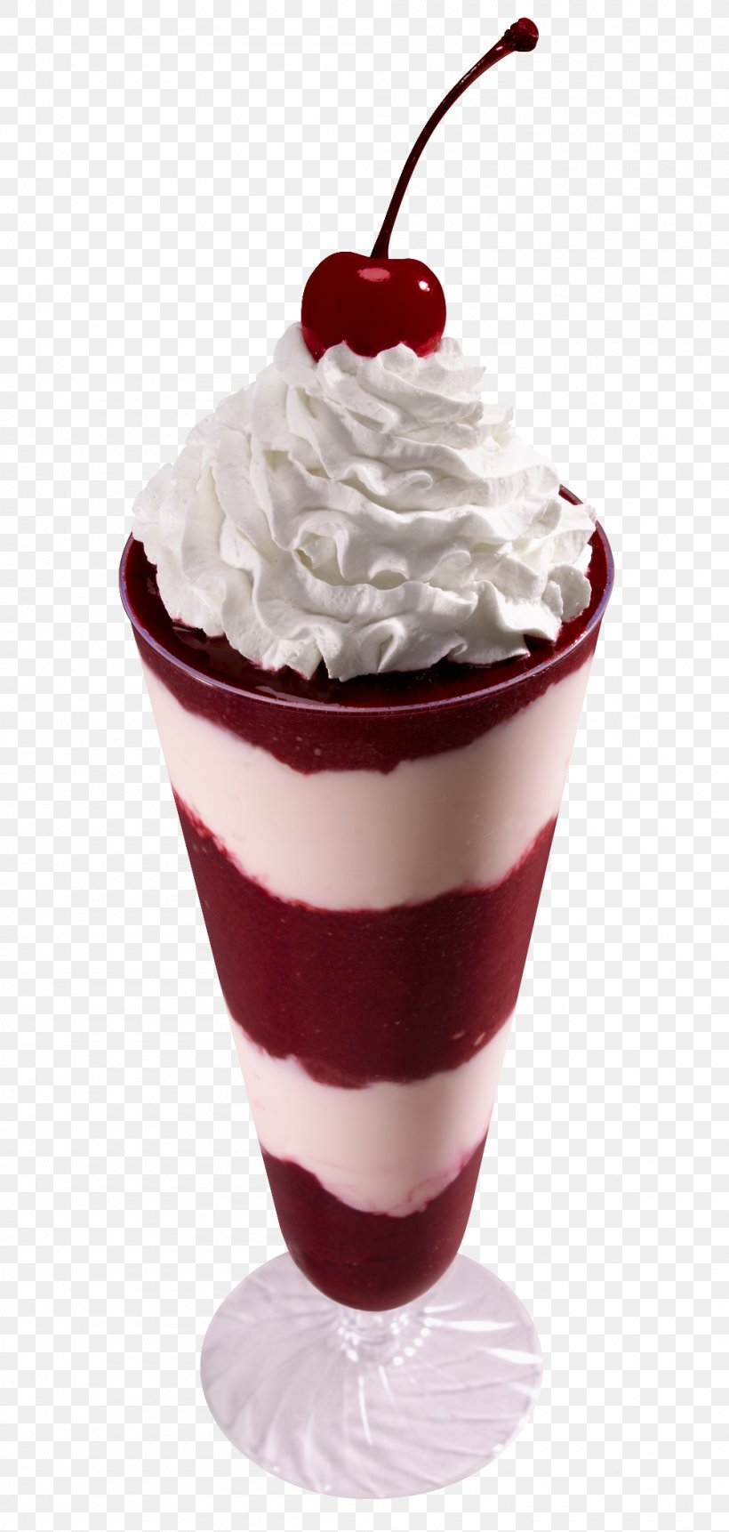 Sundae Knickerbocker Glory Ice Cream Dessert, PNG, 1000x2100px, Sundae, Confectionery, Cream, Cup, Dairy Product Download Free