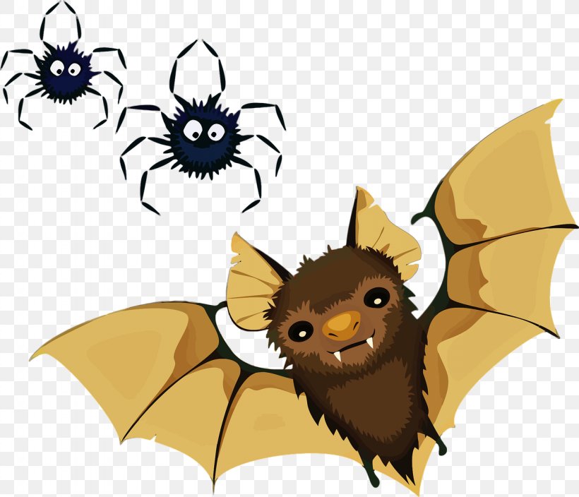 Vampire Bat Spider Clip Art, PNG, 1280x1100px, Bat, Cartoon, Fictional Character, Halloween, Little Brown Bat Download Free
