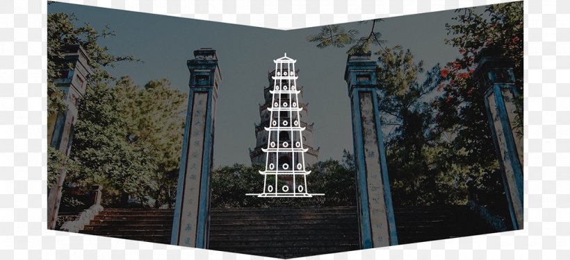 Pagoda Of The Celestial Lady Linh Ung Pagoda Da Nang Ba Na Hills, PNG, 1200x549px, Pagoda Of The Celestial Lady, Da Nang, Facade, Hue, Landmark Download Free