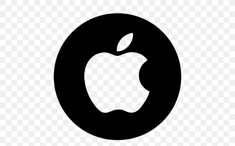 Apple, PNG, 512x512px, Apple, Apple Id, Black, Black And White, Company Download Free