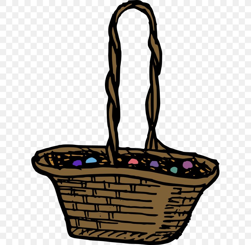Easter Basket Clip Art, PNG, 615x800px, Basket, Easter, Easter Basket, Easter Egg, Home Accessories Download Free