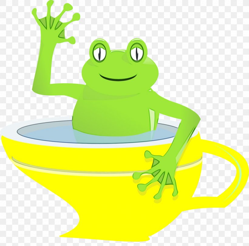 Green Frog Clip Art Cartoon True Frog, PNG, 1280x1265px, Watercolor, Cartoon, Frog, Green, Hyla Download Free