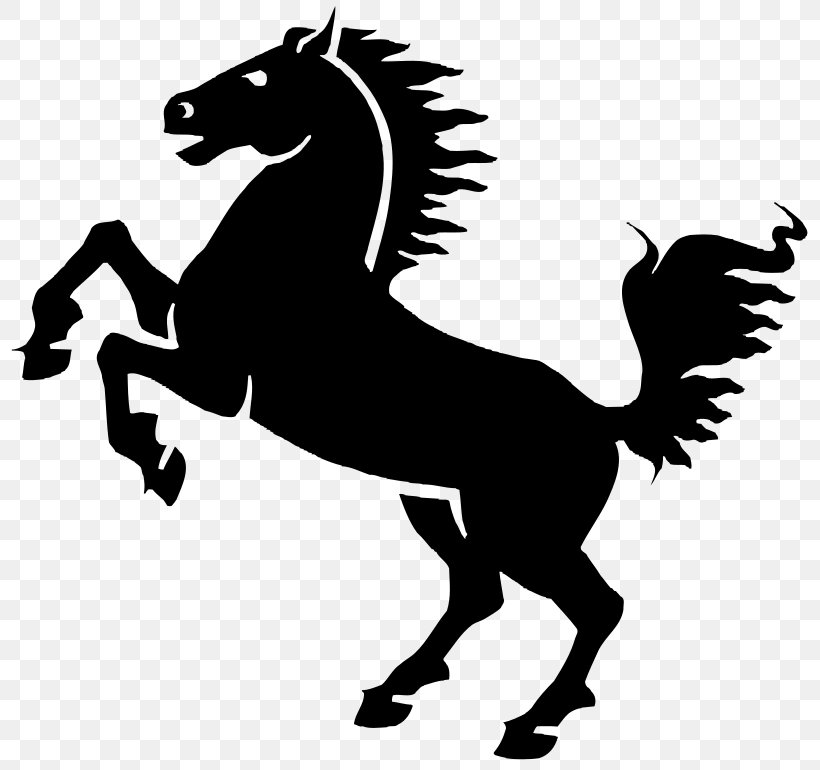 Mustang Mare Wild Horse Clip Art, PNG, 800x770px, Mustang, Animal Figure, Black, Black And White, Bucking Download Free