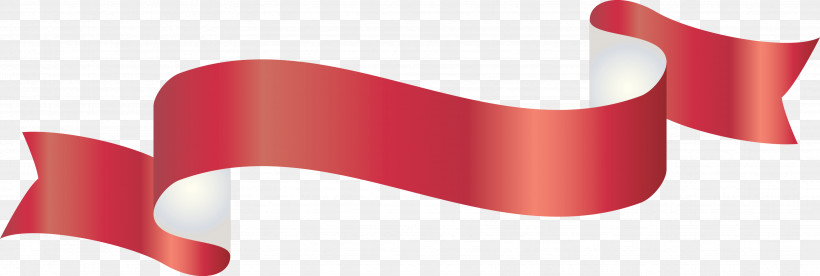 Ribbon S Ribbon, PNG, 3527x1191px, Ribbon, Material Property, Red, S Ribbon Download Free