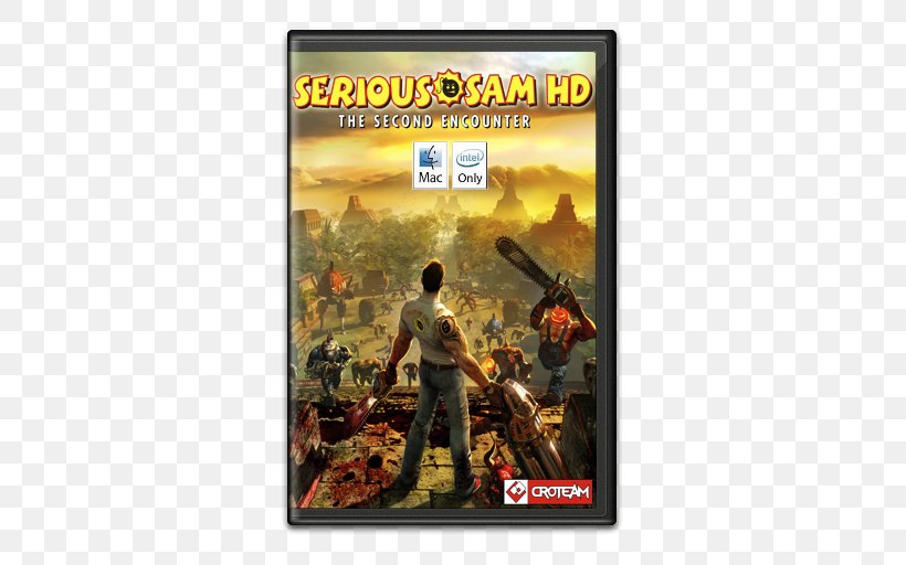 Serious Sam HD: The Second Encounter Serious Sam 3: BFE Serious Sam 2 Serious Sam HD: The First Encounter Video Game, PNG, 512x512px, Serious Sam Hd The Second Encounter, Action Game, Advertising, Croteam, Devolver Digital Download Free