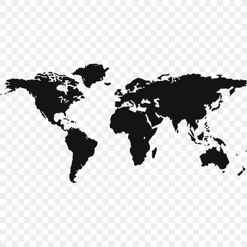 Travel Image World Map Royalty-free, PNG, 1000x1000px, Travel, Adventure Travel, Black, Black And White, Decal Download Free