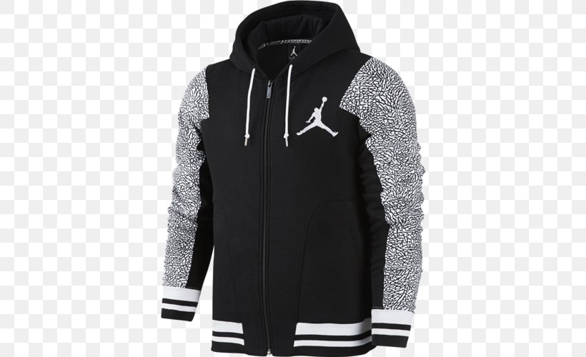 Hoodie Jumpman Air Jordan Jacket Nike, PNG, 500x500px, Hoodie, Adidas, Air Jordan, Black, Clothing Download Free