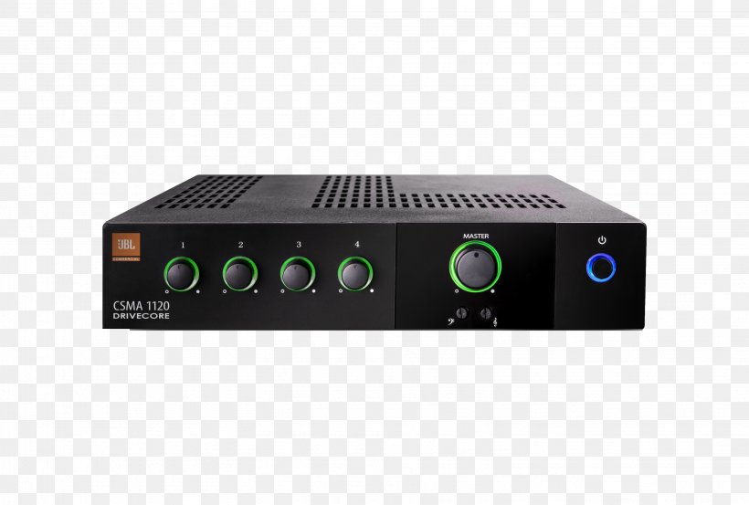 JBL CSMA 4-Input / 1-Output Mixer/Amplifier Loudspeaker Audio Mixers Audio Power Amplifier, PNG, 3058x2063px, Loudspeaker, Amplifier, Audio, Audio Equipment, Audio Mixers Download Free