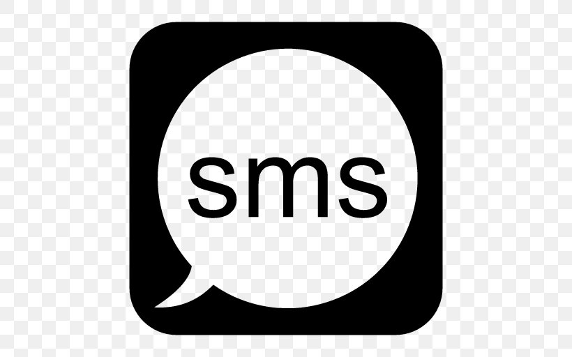 Text Messaging SMS Message Mobile Phones, PNG, 512x512px, Text Messaging, Area, Black And White, Brand, Email Download Free